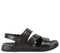 Sandale casual, barbati, MELS 2904, negru, piele naturala